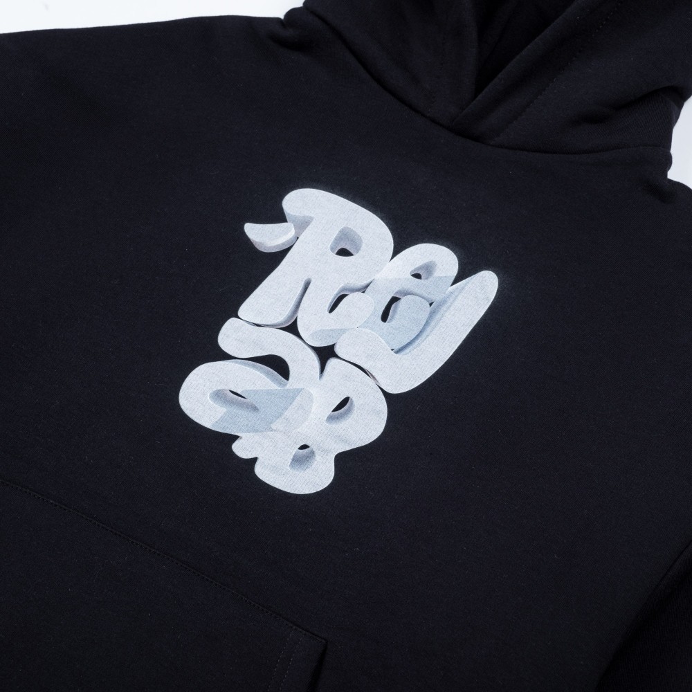 WHITE 3D HOODIE