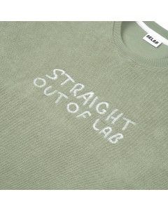 S-O-L OLIVE CREWNECK