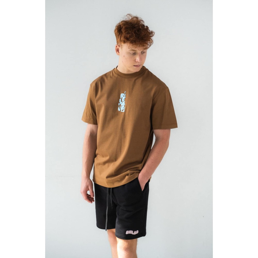 PUFF T-SHIRT BROWN