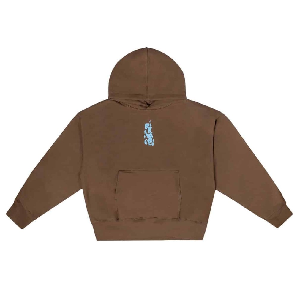 PUFF BROWN HOODIE