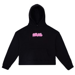 BUBBLE BLACK PINK HOODIE 