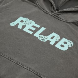 FOAM LOGO WASHED HOODIE 