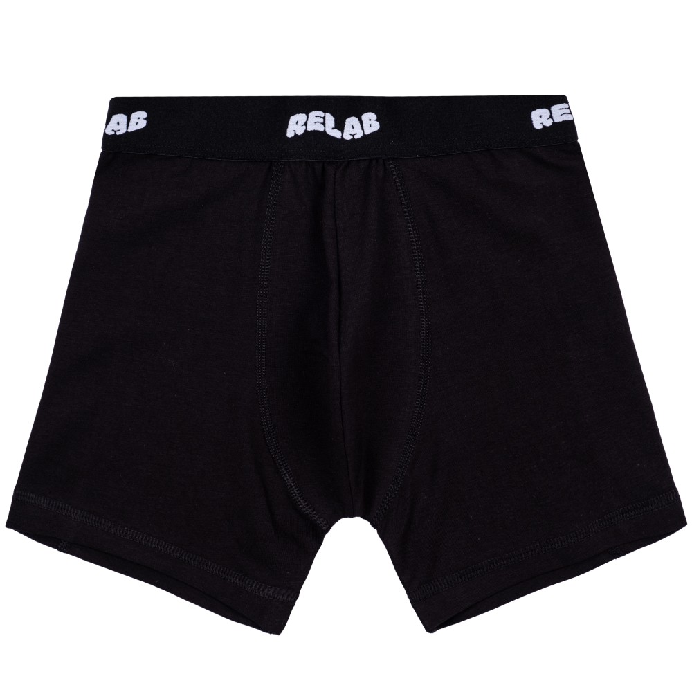 BASIC BLACK BOXER BRIEFS