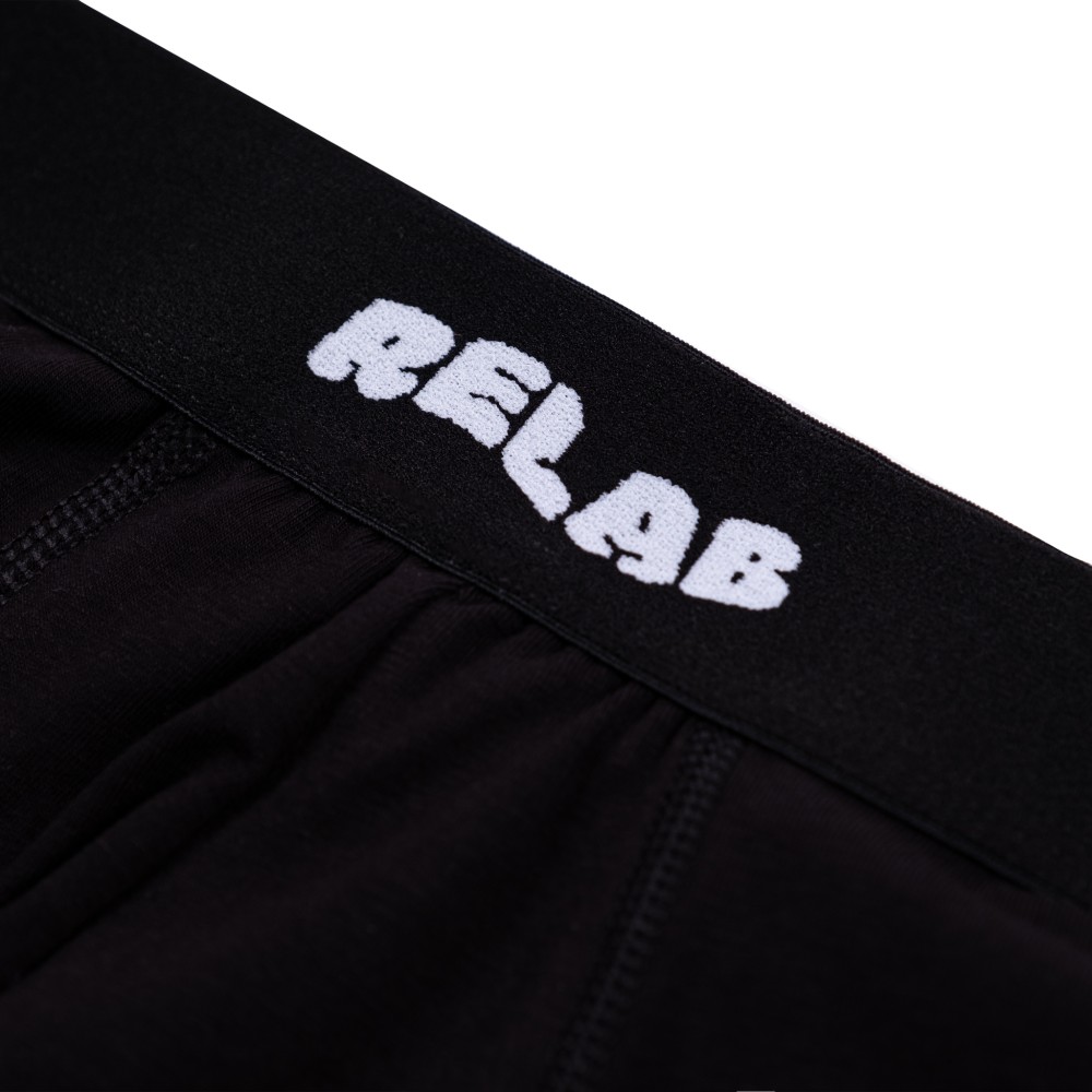 BASIC BLACK BOXER BRIEFS