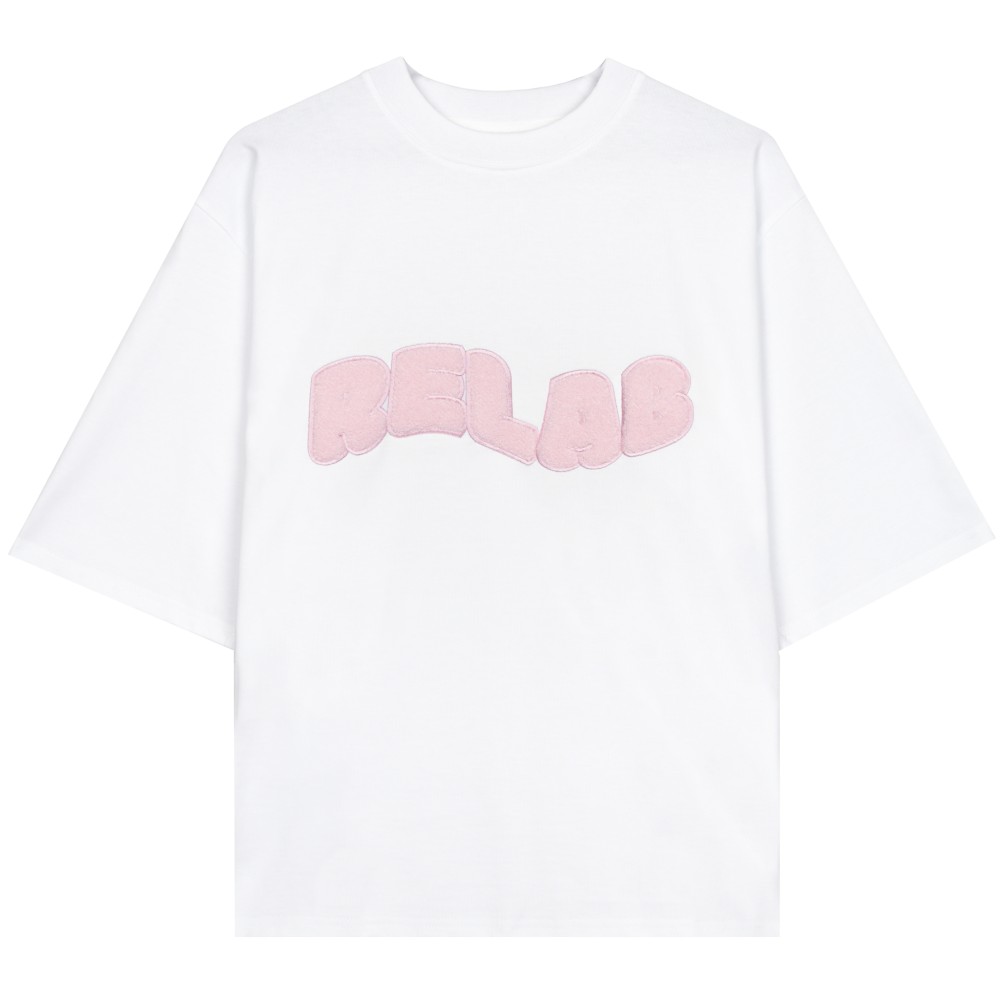 COZY WHITE PINK T-SHIRT