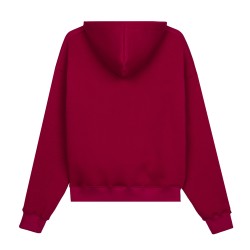 BASIC BURGUNDY HOODIE 