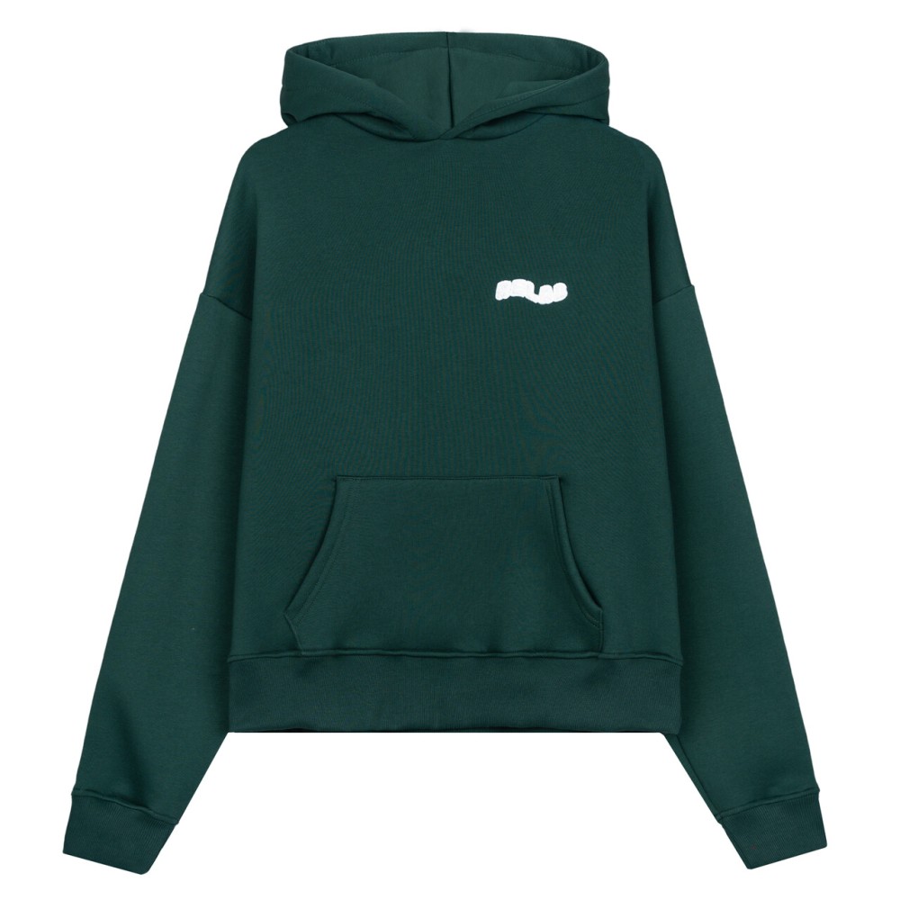 BASIC BOTTLE GREEN HOODIE