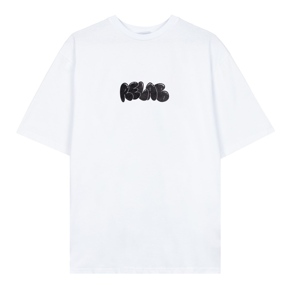 BUBBLE WHITE BLACK T-SHIRT