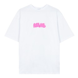 BUBBLE WHITE PINK T-SHIRT 