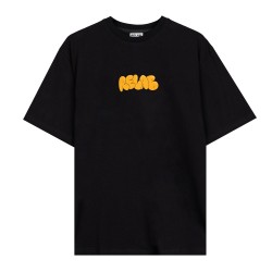 BUBBLE BLACK ORANGE T-SHIRT 