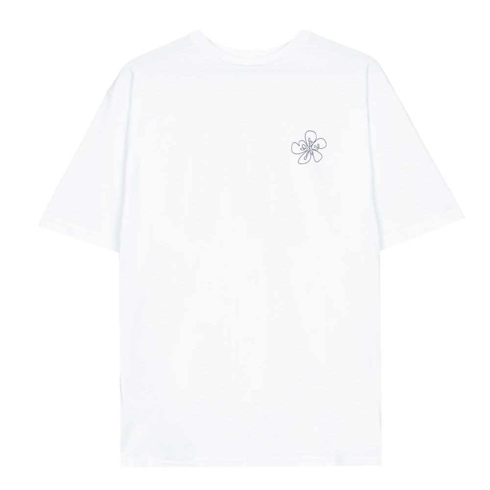 FLOWER WHITE T-SHIRT