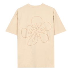 FLOWER BEIGE T-SHIRT 