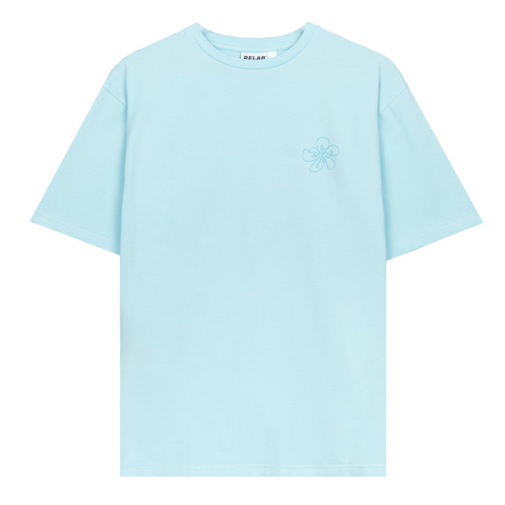 FLOWER BLUE T-SHIRT