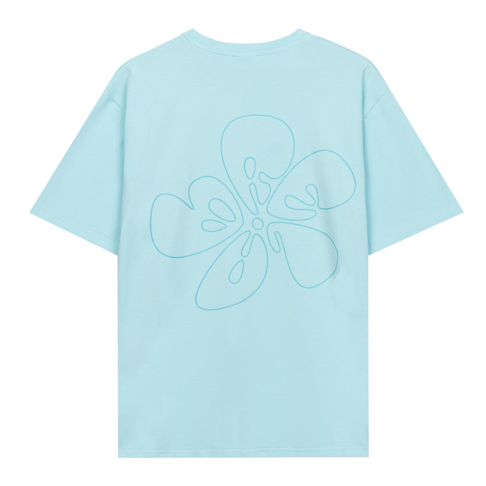 FLOWER BLUE T-SHIRT