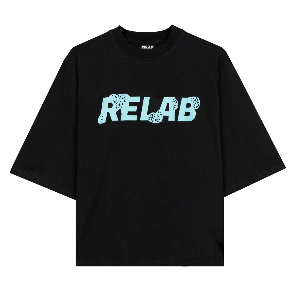 FOAM LOGO BLACK T-SHIRT