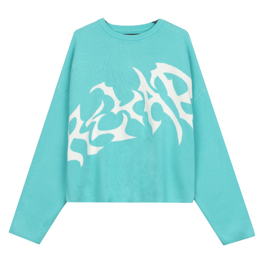 MOTORSPORT TURQUOISE SWEATER