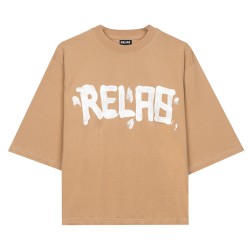 PAINTBRUSH BEIGE T-SHIRT 