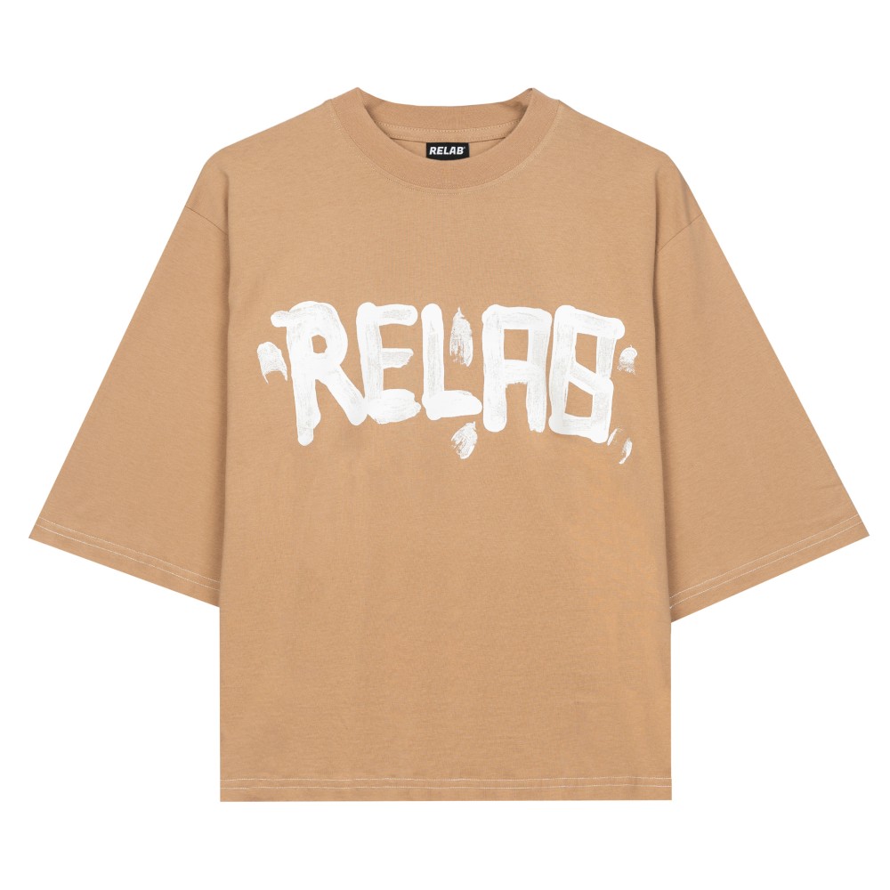 PAINTBRUSH BEIGE T-SHIRT