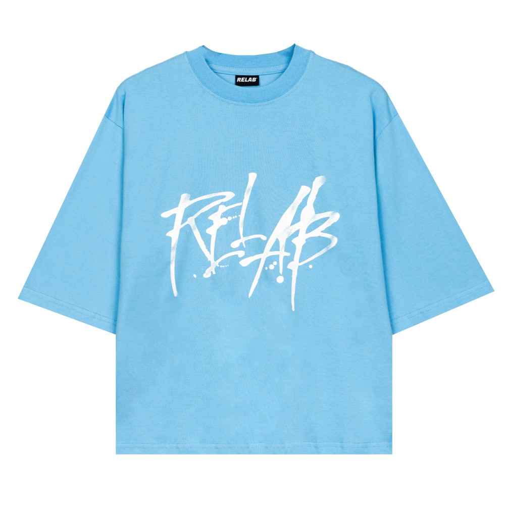 SPLATTER BLUE T-SHIRT