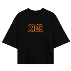 WOBBLY BLACK T-SHIRT 