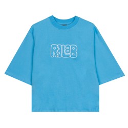 WOBBLY T-SHIRT BLUE 