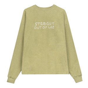 S-O-L OLIVE CREWNECK