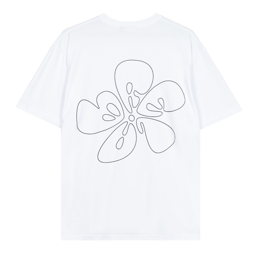 FLOWER WHITE T-SHIRT