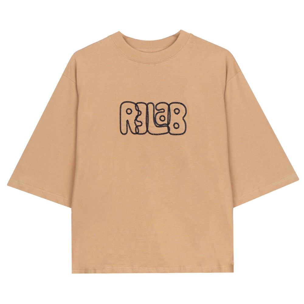 WOBBLY BEIGE T-SHIRT