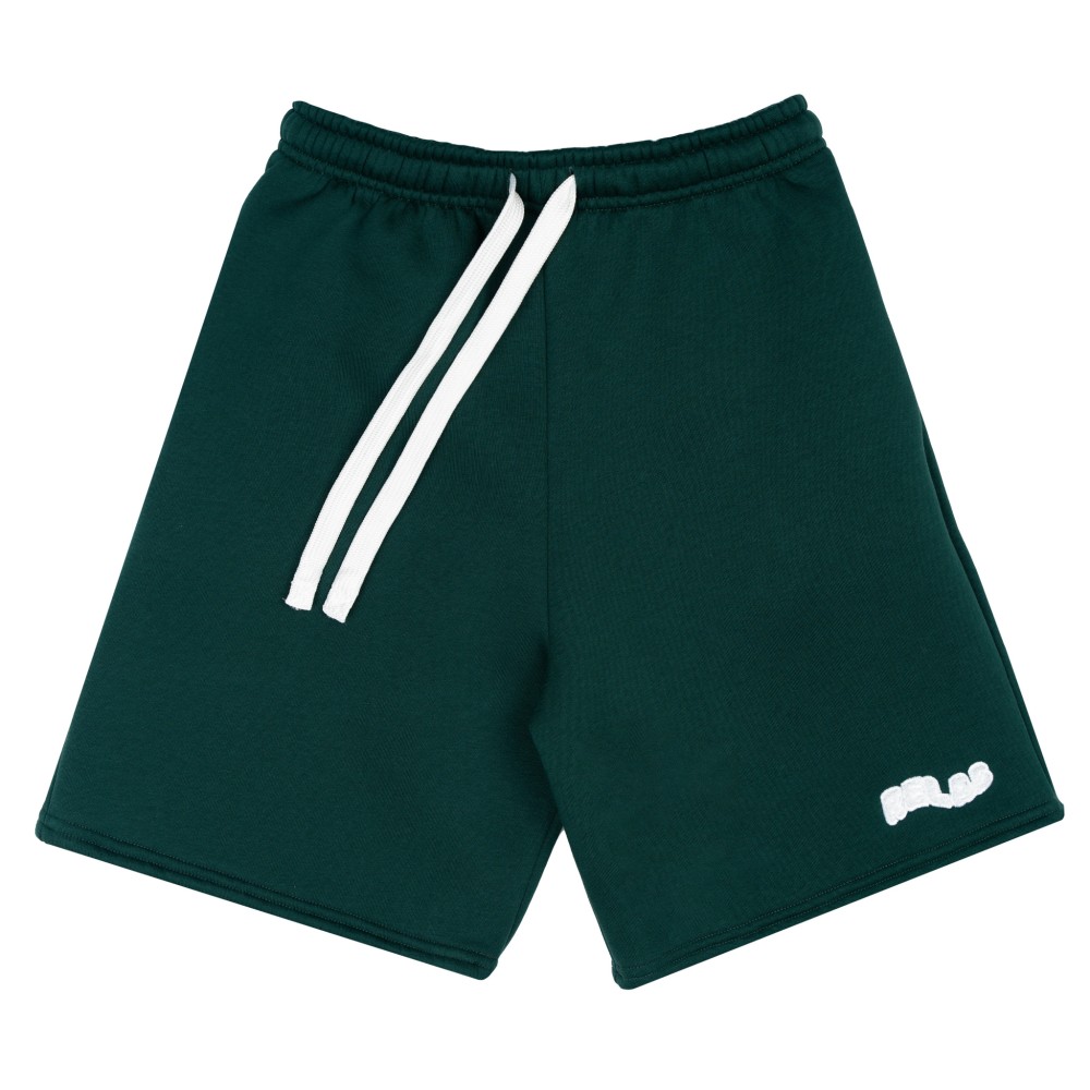 BASIC BOTTLE GREEN SHORTS