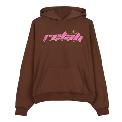 RELAB STUDIOS HOODIE BROWN 