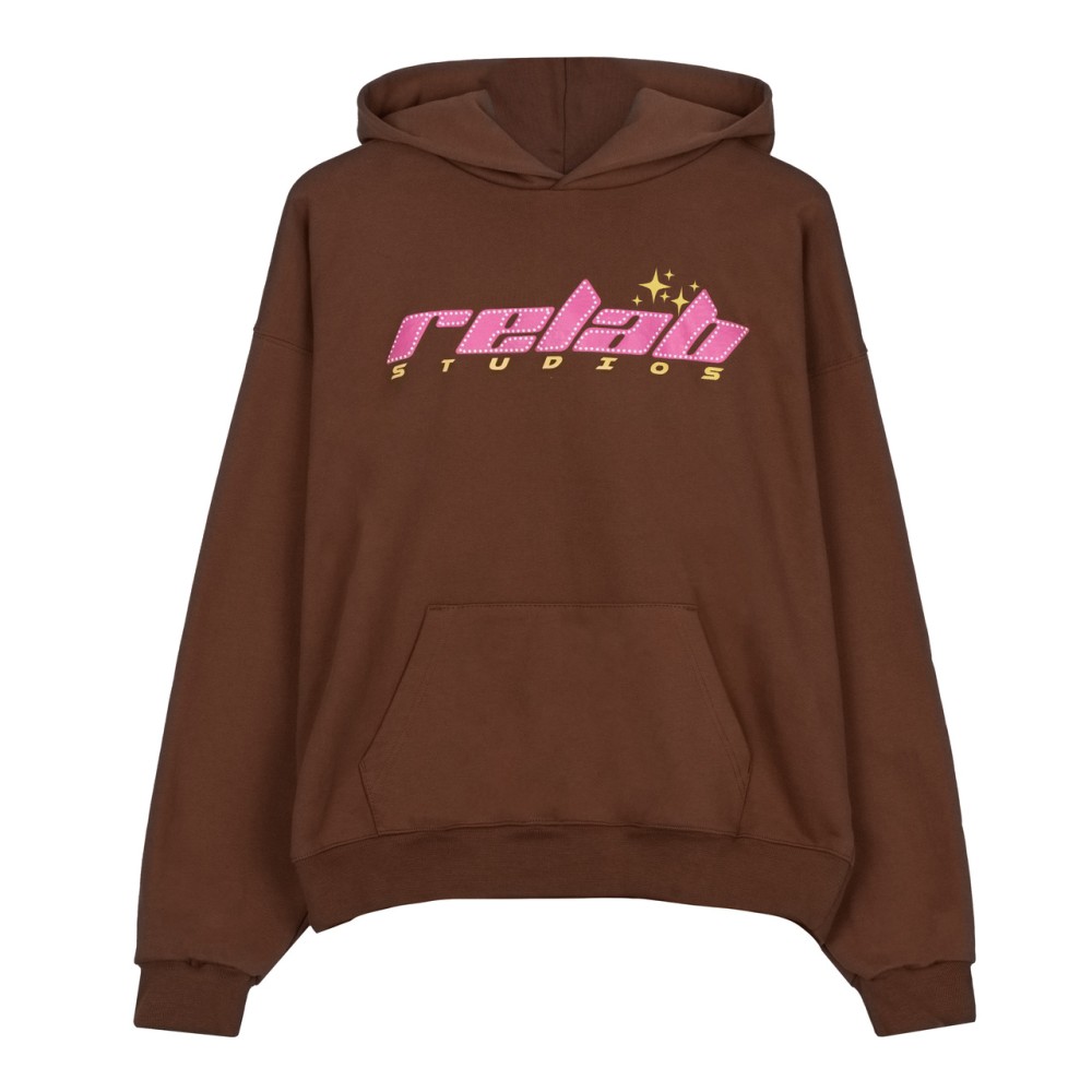 RELAB STUDIOS HOODIE BROWN