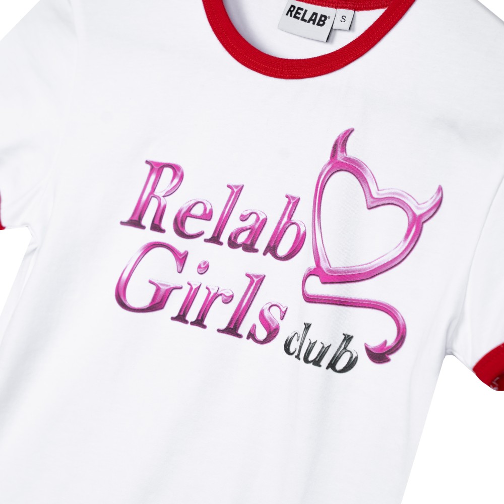 RELAB GIRLS CLUB BABY TEE