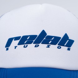 RELAB STUDIOS BLUE TRUCKER CAP 