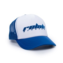 RELAB STUDIOS BLUE TRUCKER CAP 