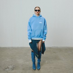 BASIC BLUE HOODIE 