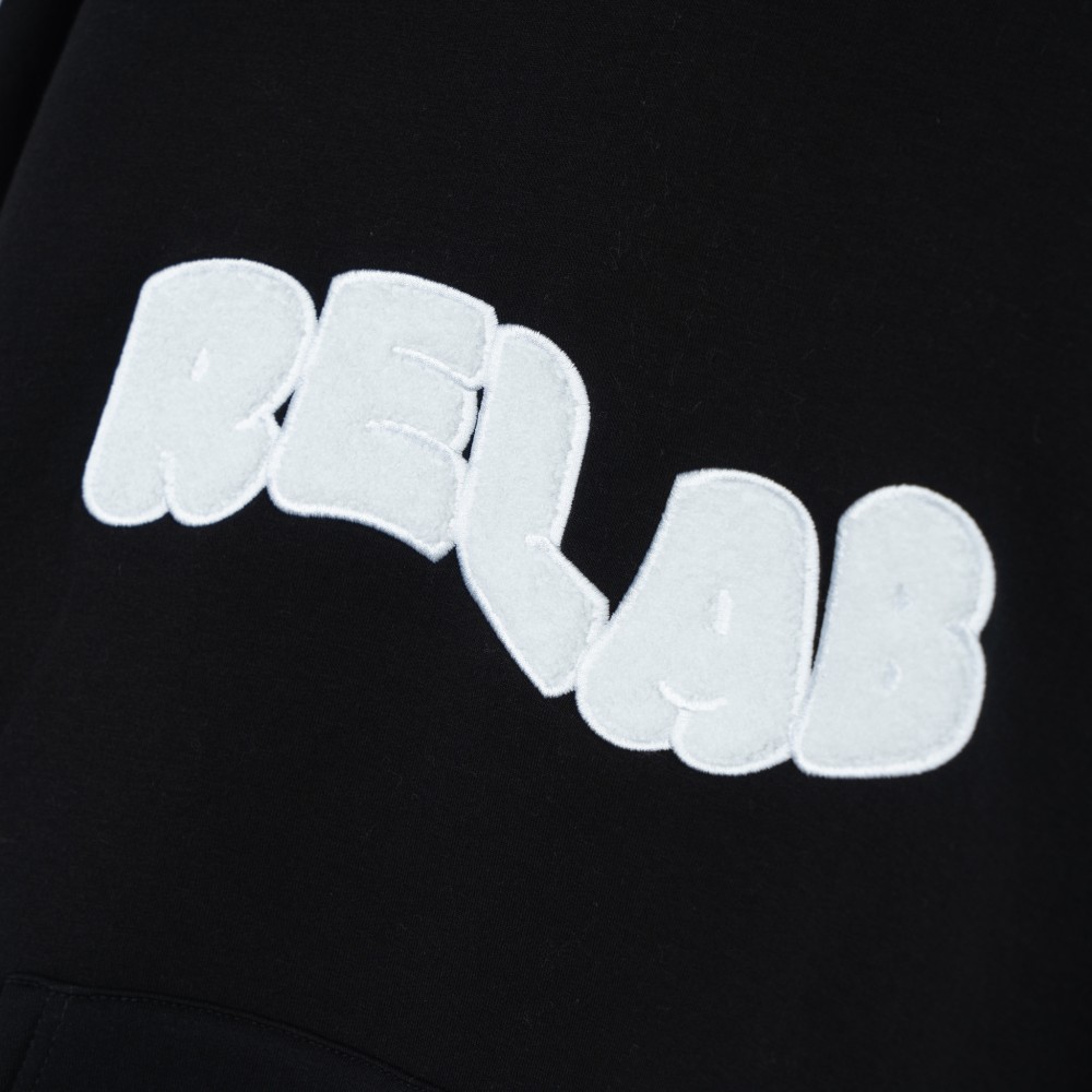 COZY BLACK WHITE HOODIE