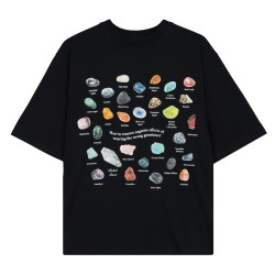 STONES BLACK T-SHIRT 