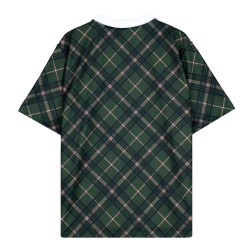 CHECKED FOOTBALL T-SHIRT 