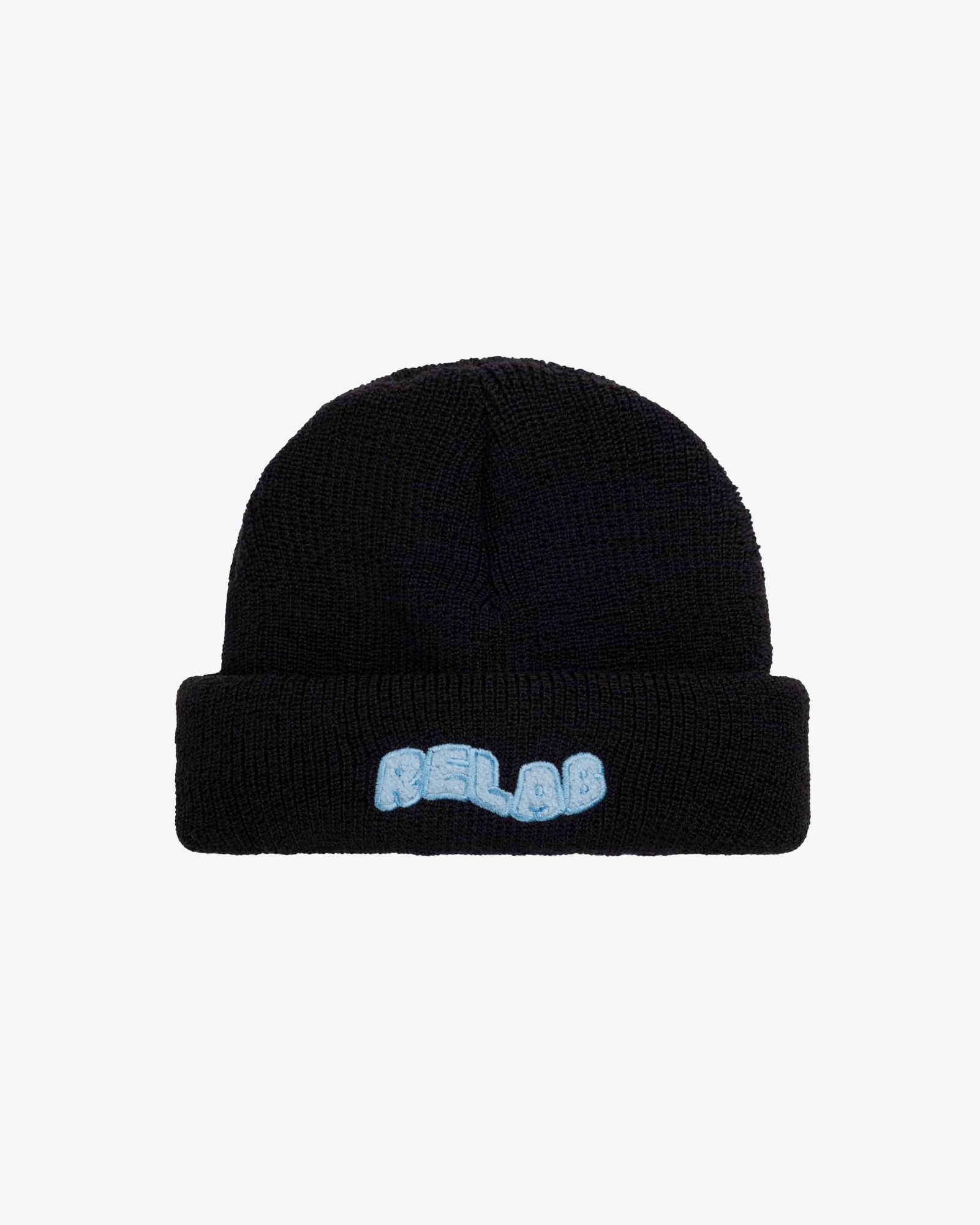 BASIC BLACK BLUE BEANIE