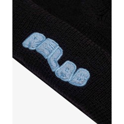 BASIC BLACK BLUE BEANIE 