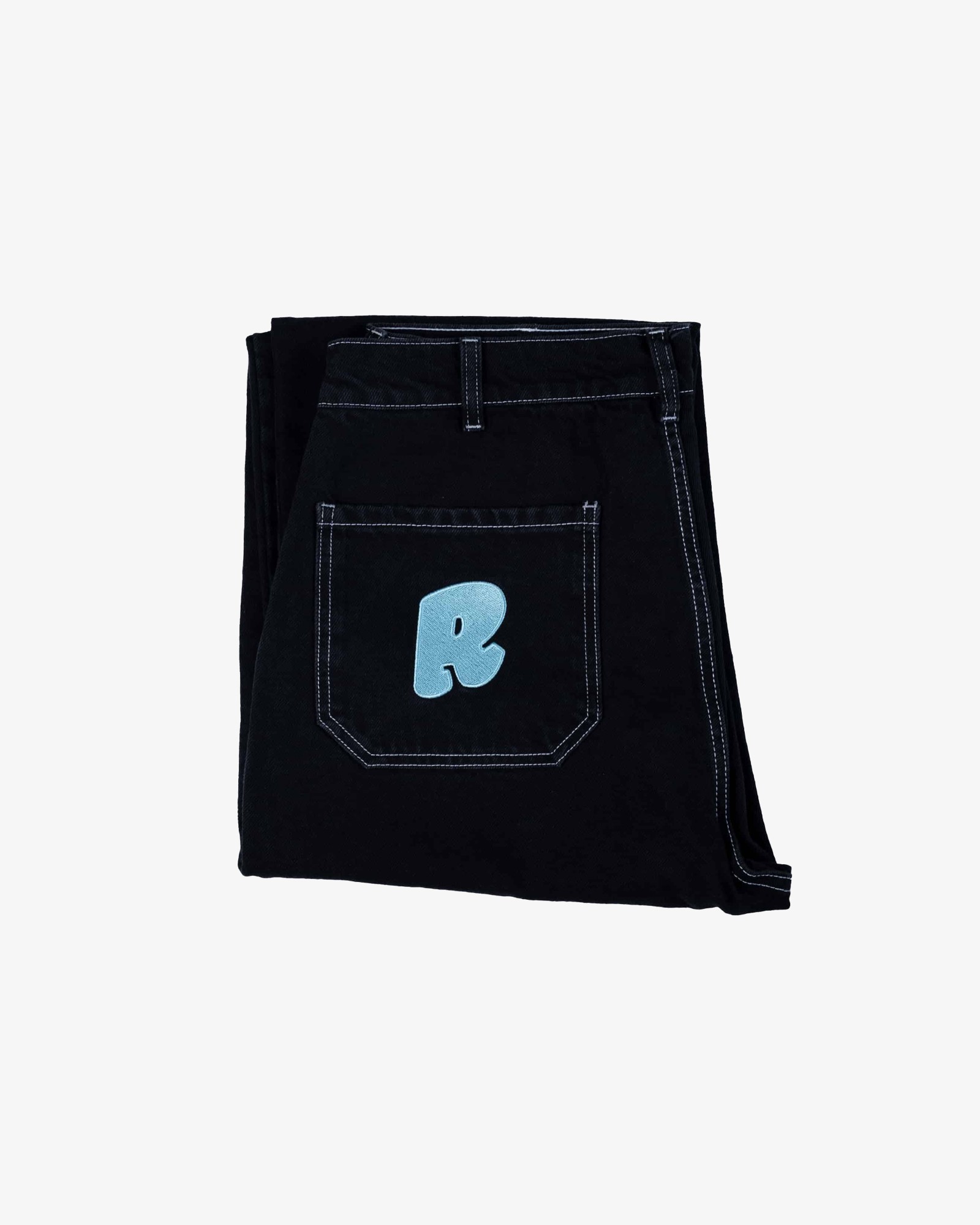 BASIC BLACK BLUE PANTS