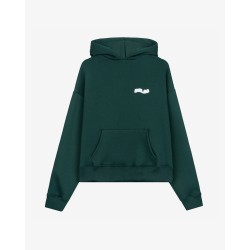 BASIC BOTTLE GREEN HOODIE 