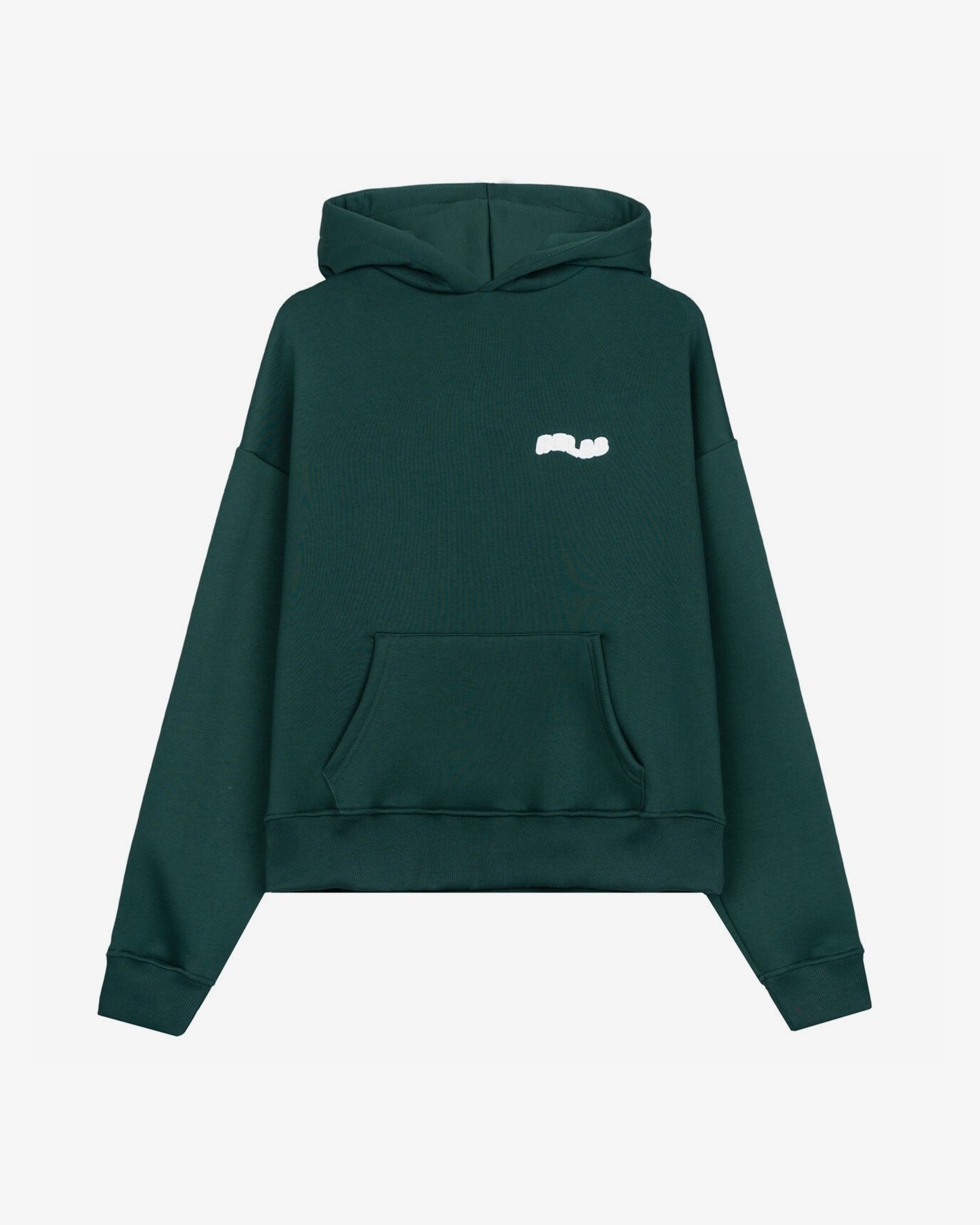 BASIC BOTTLE GREEN HOODIE