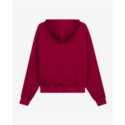 BASIC BURGUNDY HOODIE 