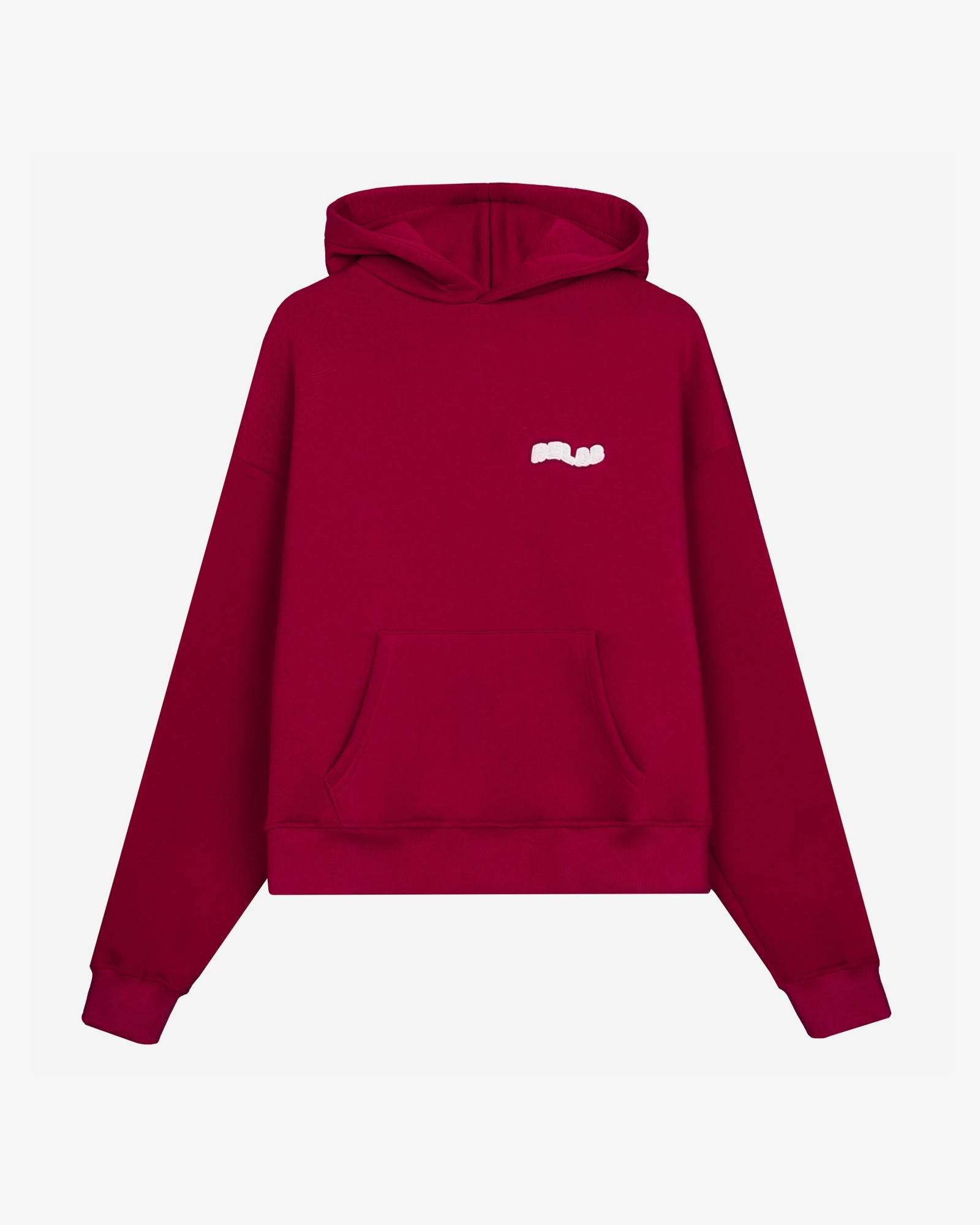 BASIC BURGUNDY HOODIE