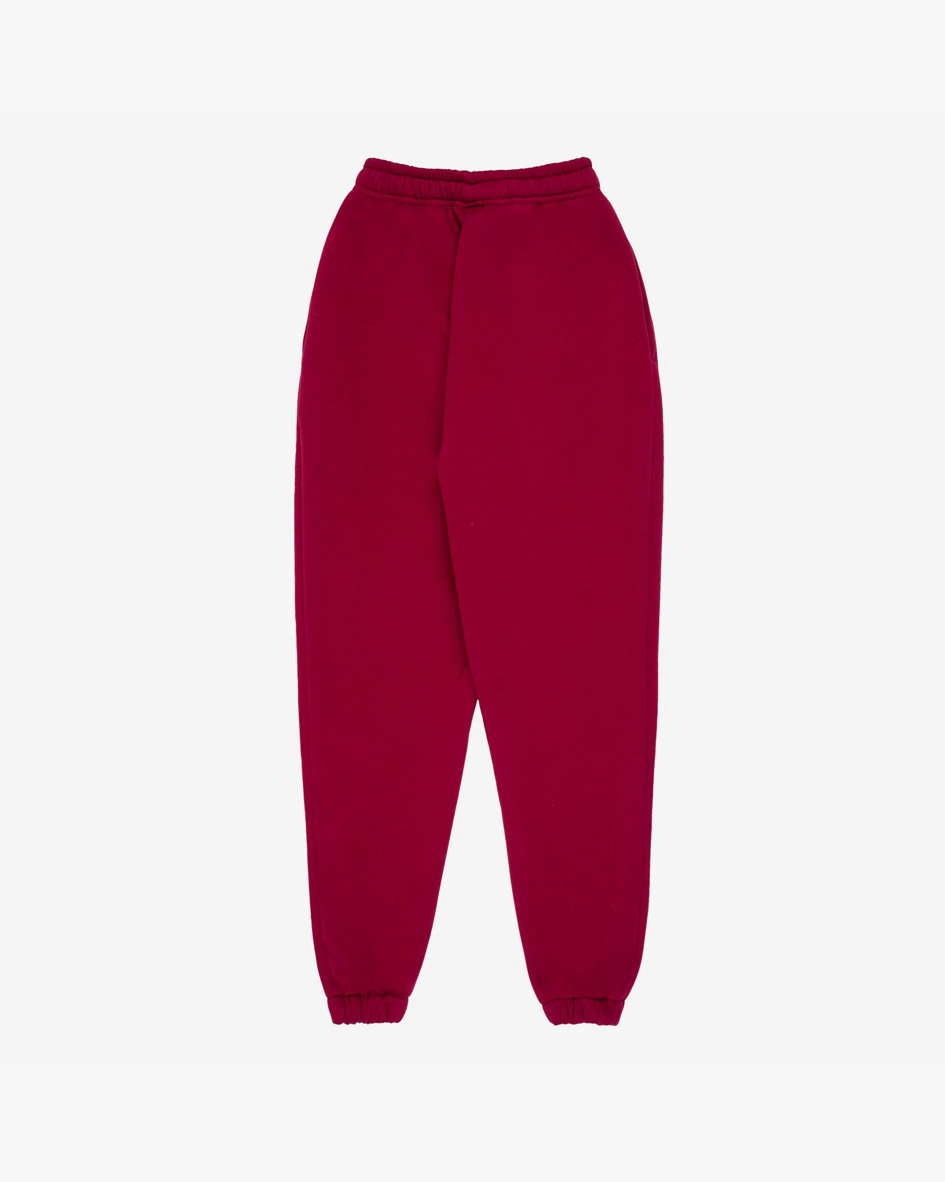 Burgundy sweatpants on sale