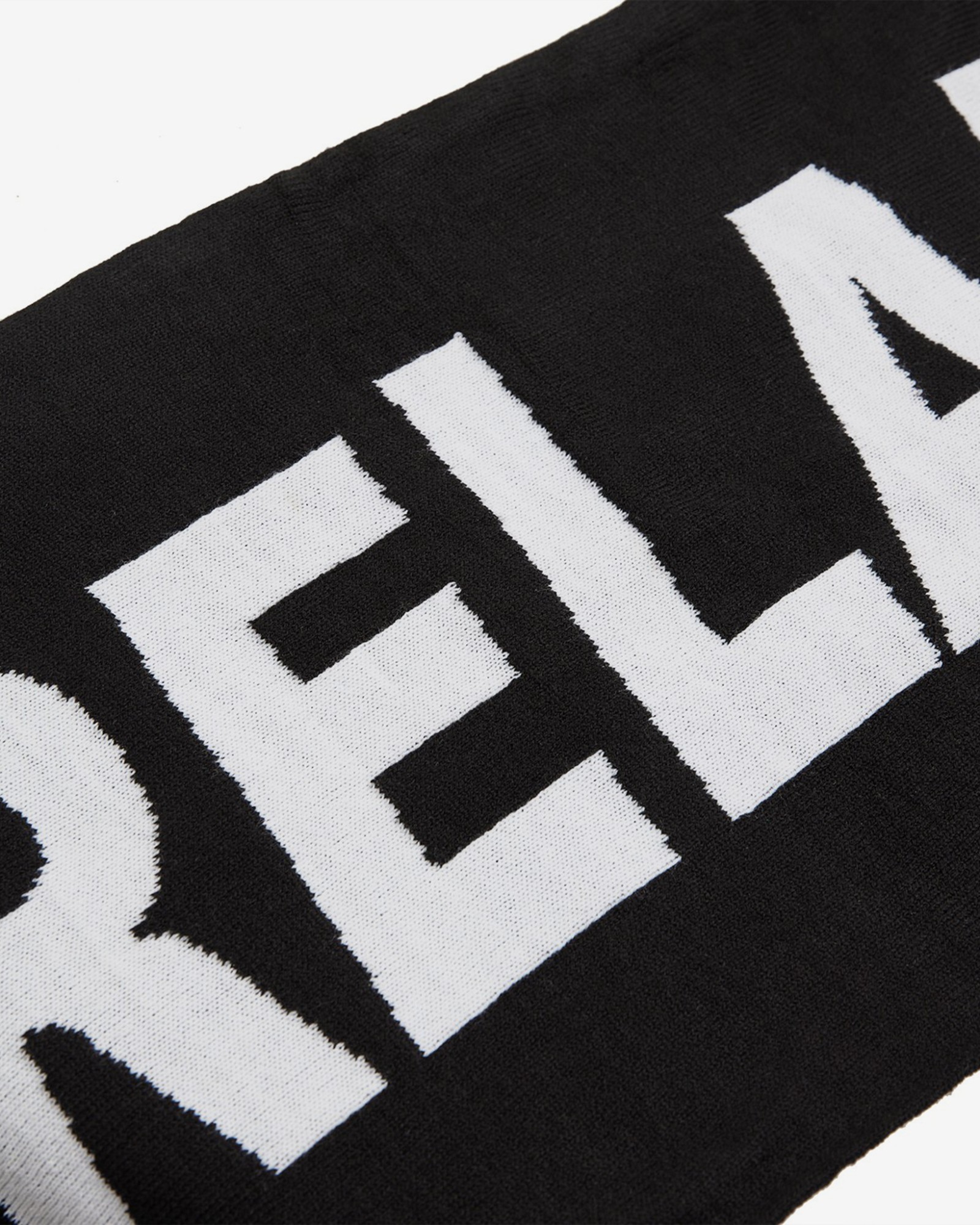 BASIC LOGO BLACK SCARF