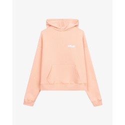 BASIC PEACH FUZZ HOODIE 