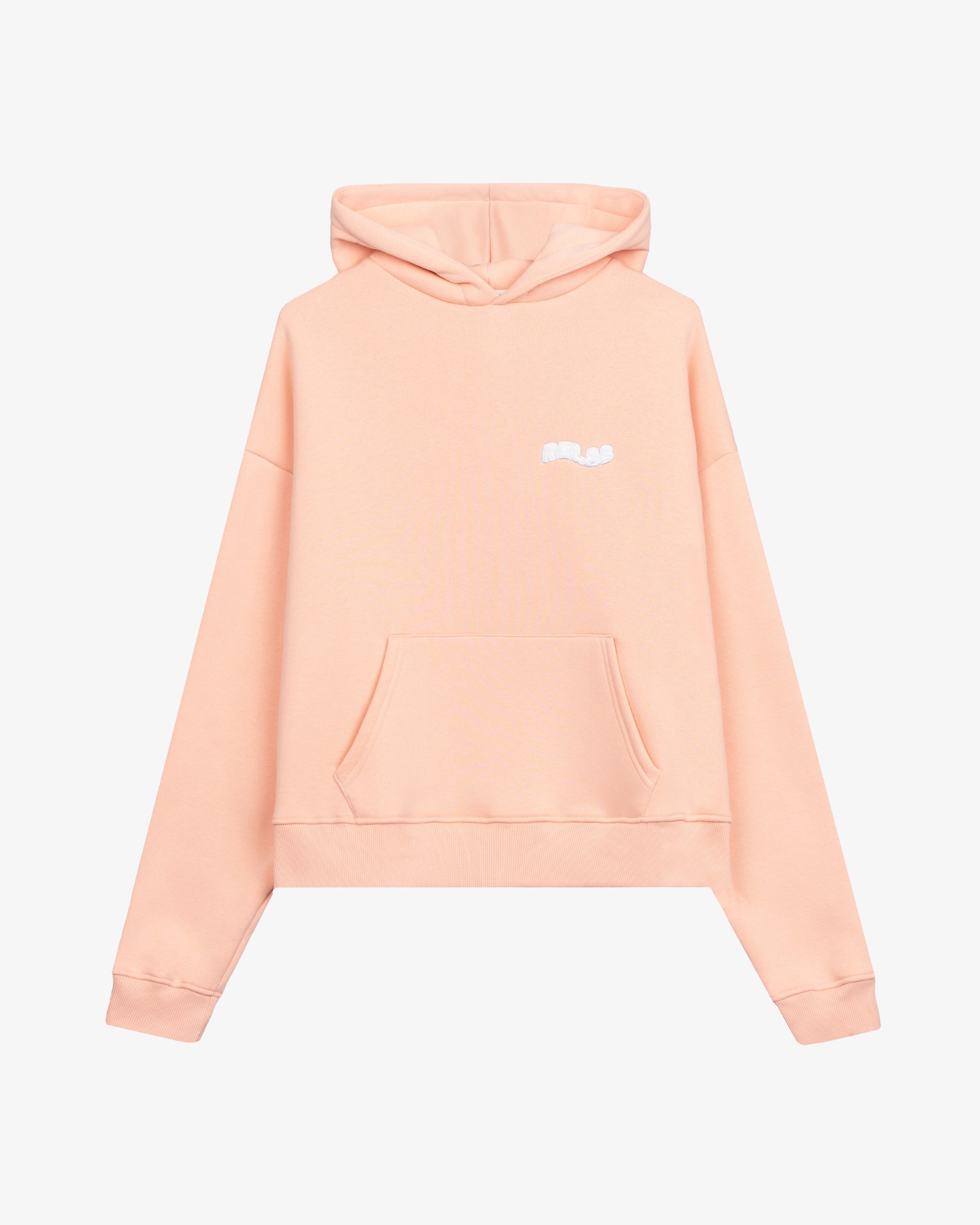 BASIC PEACH FUZZ HOODIE