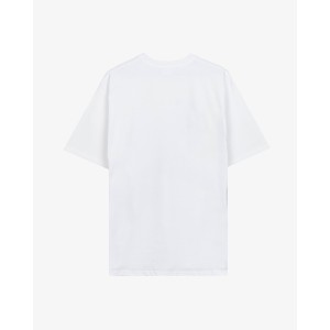 BASIC WHITE BLUE LOGO T-SHIRT